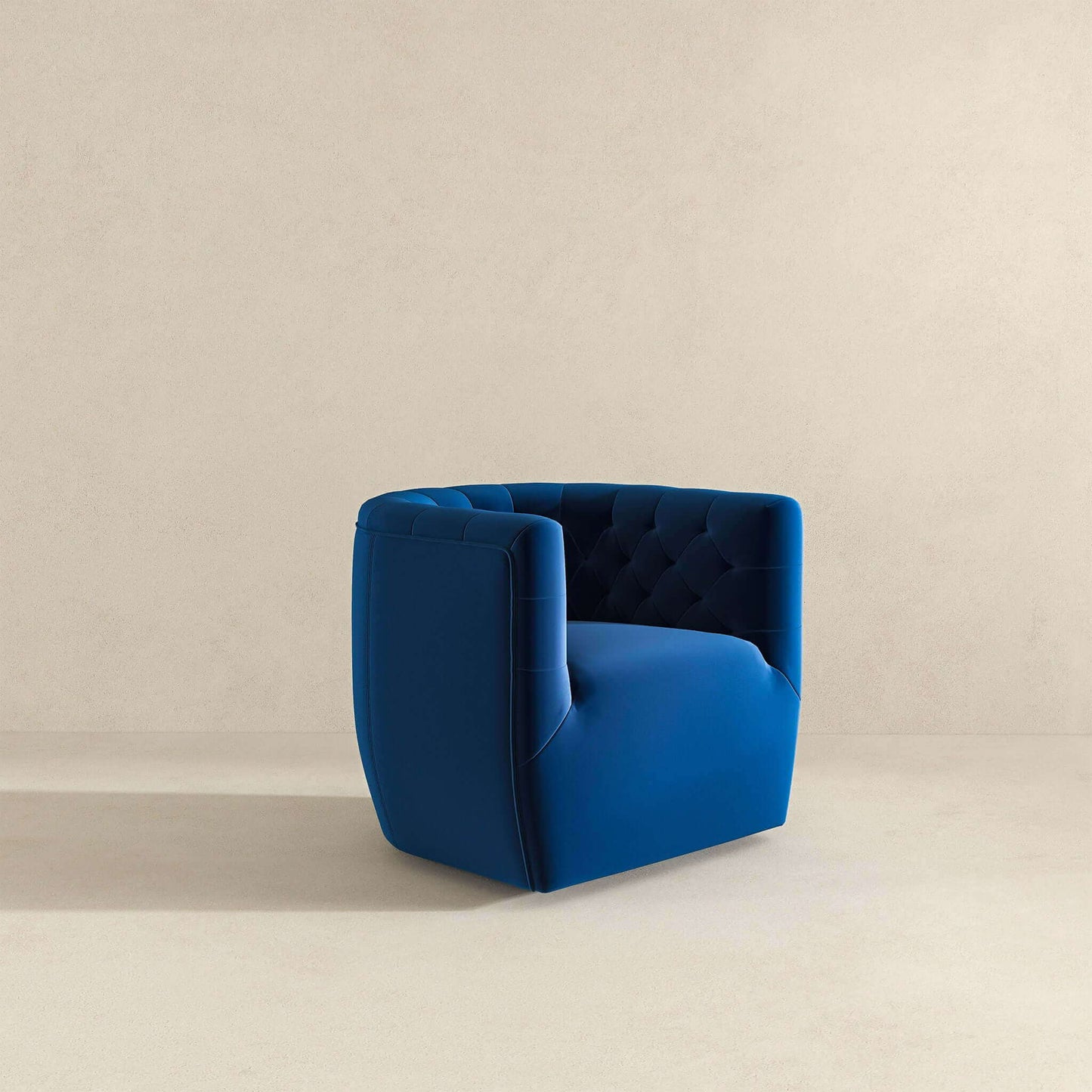 Delaney - Swivel Chair - Dark Blue