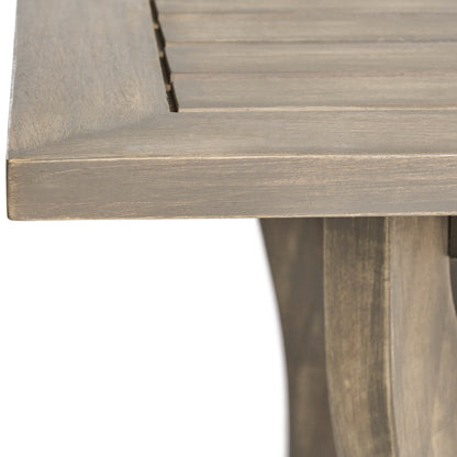 Hermosa - Stylish Outdoor Acacia Wood Table - Teak Gray
