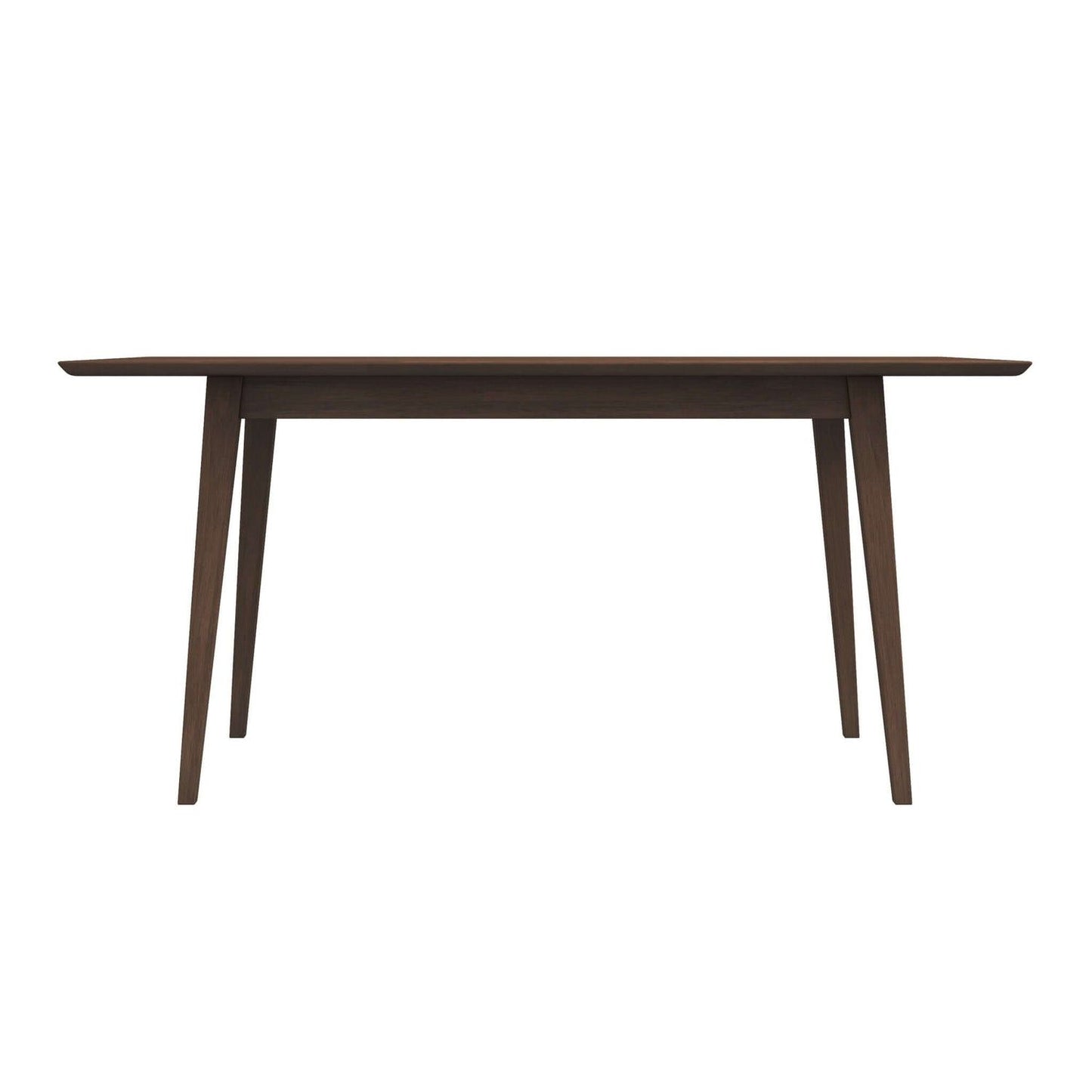 Levi - Modern Style Rectangular Dining Kitchen Table - Brown