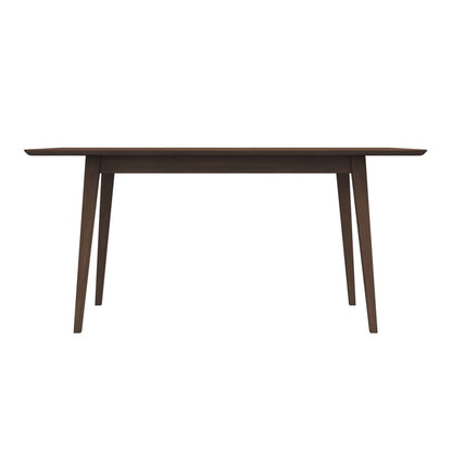 Levi - Modern Style Rectangular Dining Kitchen Table - Brown