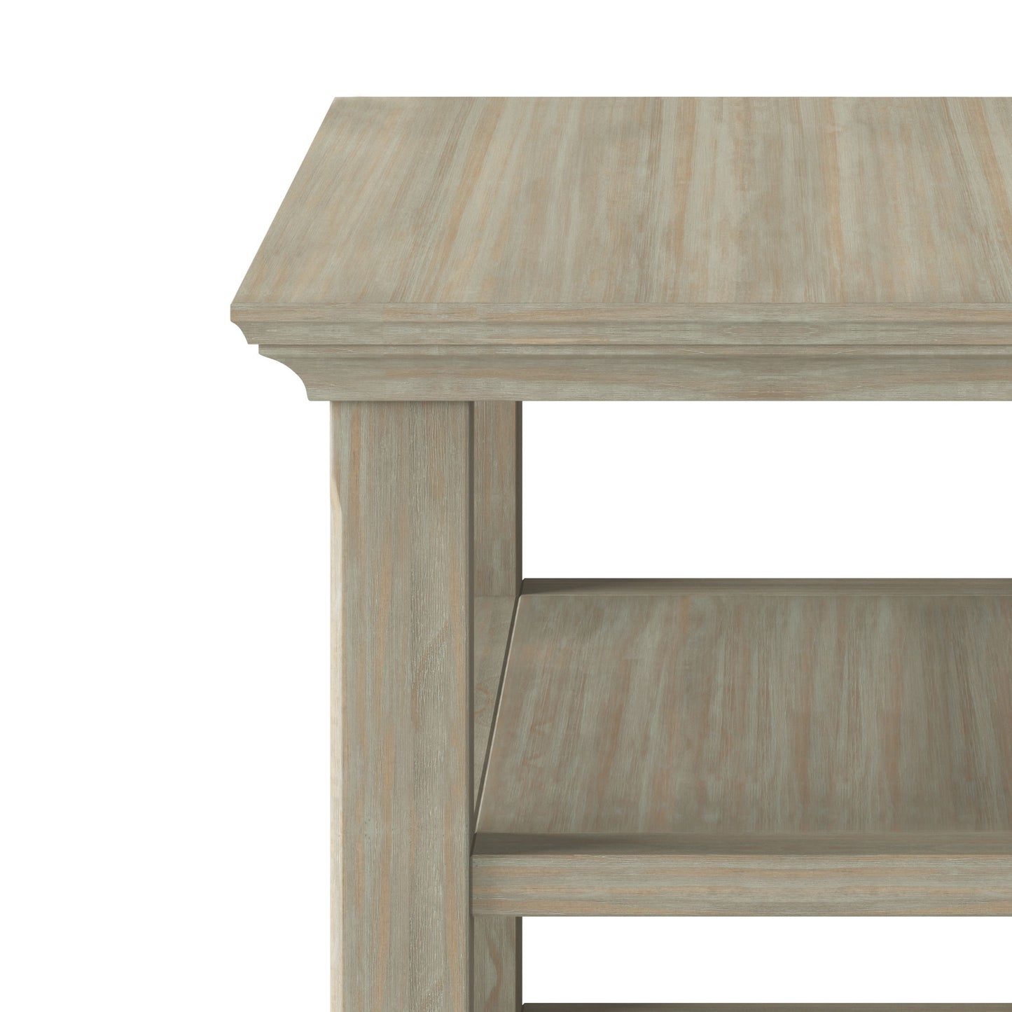 Acadian - Narrow Side Table - Distressed Gray