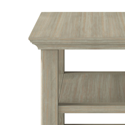 Acadian - Narrow Side Table - Distressed Gray