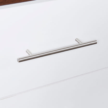 Twin Size Murphy Wall Bed With Cabinet - White