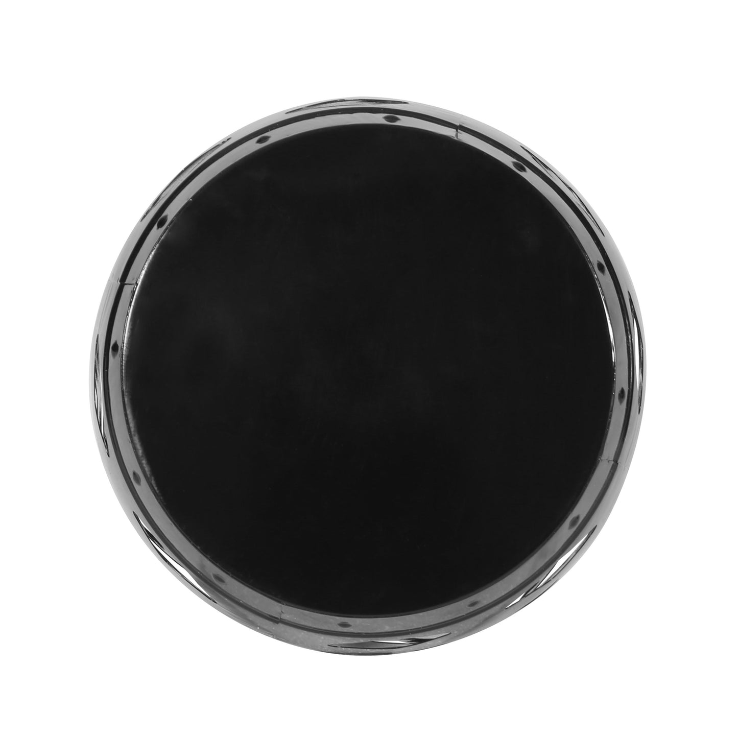 Large Metal End Table - Black