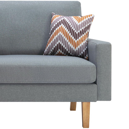 Bahamas - Sofa With 2 Throw Pillows - Gray