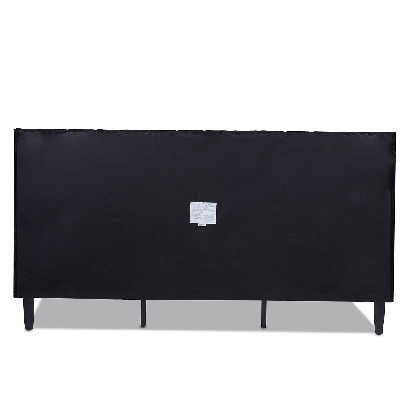 Aspen - King Vertical Tufted Headboard Platform Bed Set - Anthracite Black