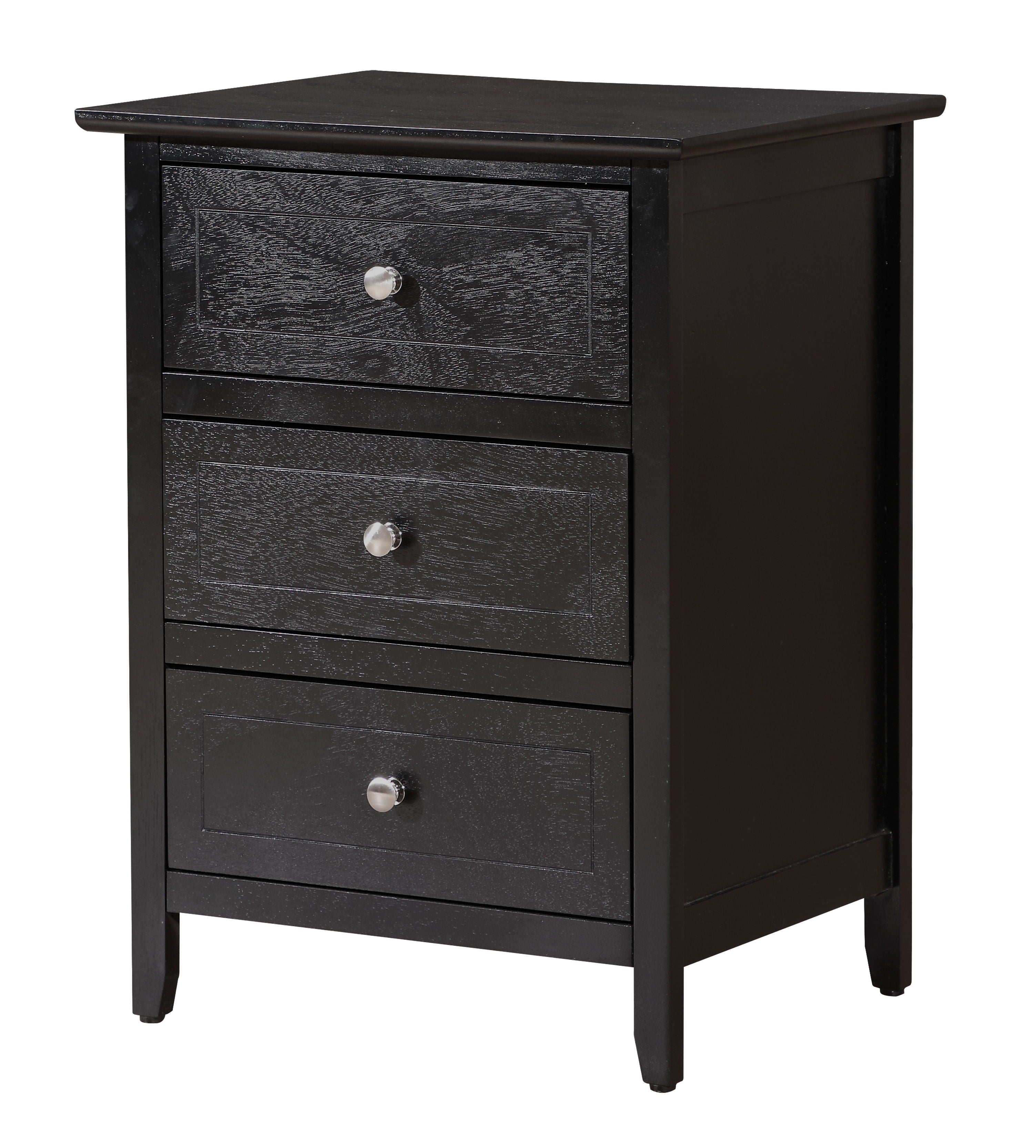 Daniel - Transitional Nightstand - Black
