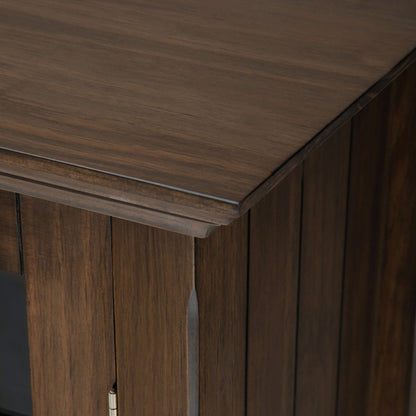 Bedford - Medium Storage Cabinet - Rustic Natural Aged Brown
