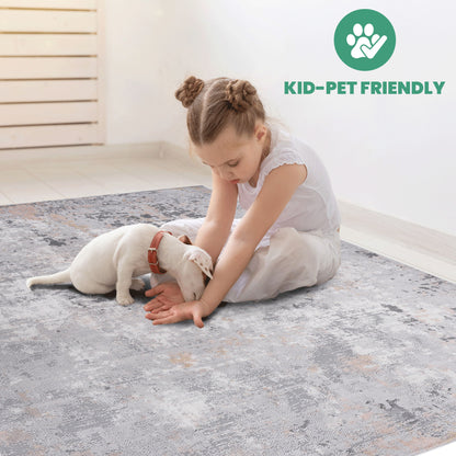 Marfi - 6' X 9' Oriental Area Rug - Ivory / Beige