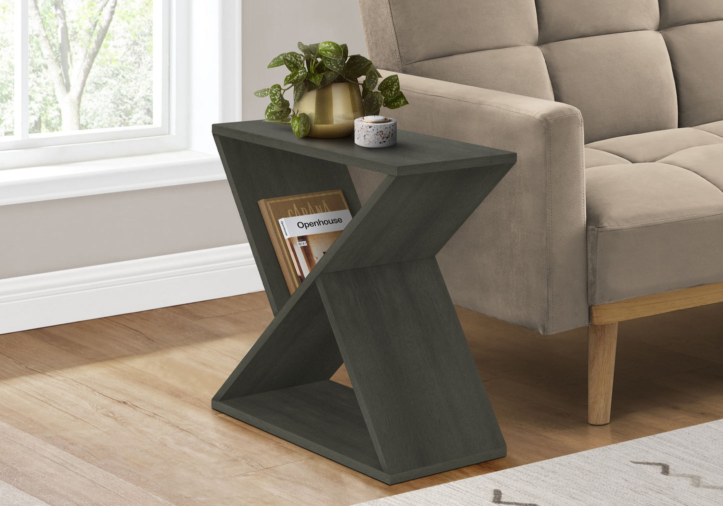 Accent Side Table, Contemporary - Green