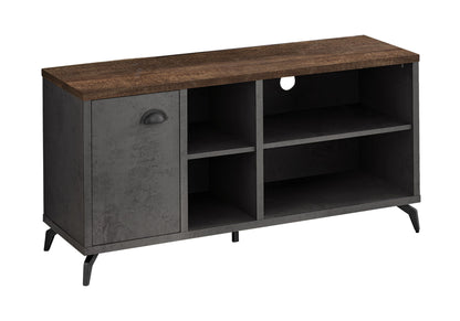 TV Stand, Console, Media Entertainment Center, Storage Cabinet, Convenient Design - Gray