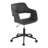Margarite - Contemporary Task Chair - Black / Gray