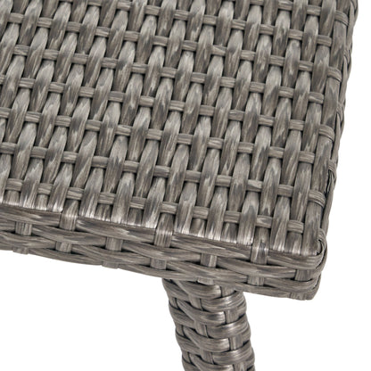 Honolulu - Modern 4 Pieces Wicker Seating Set - Gray