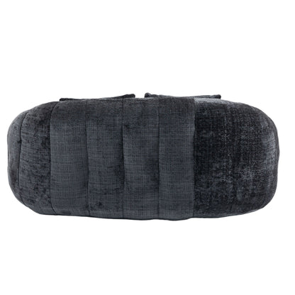 High Back Durable Comfort Bean Bag Sofa Couch For Adults And Kids - Black