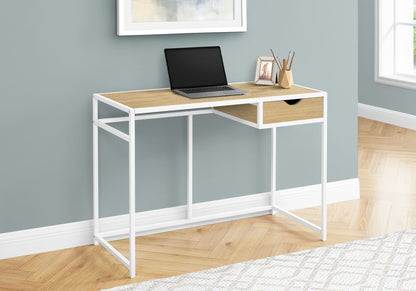 Computer Desk For Home Office, Laptop, Storage Drawer, Contemporary & Modern - Natural