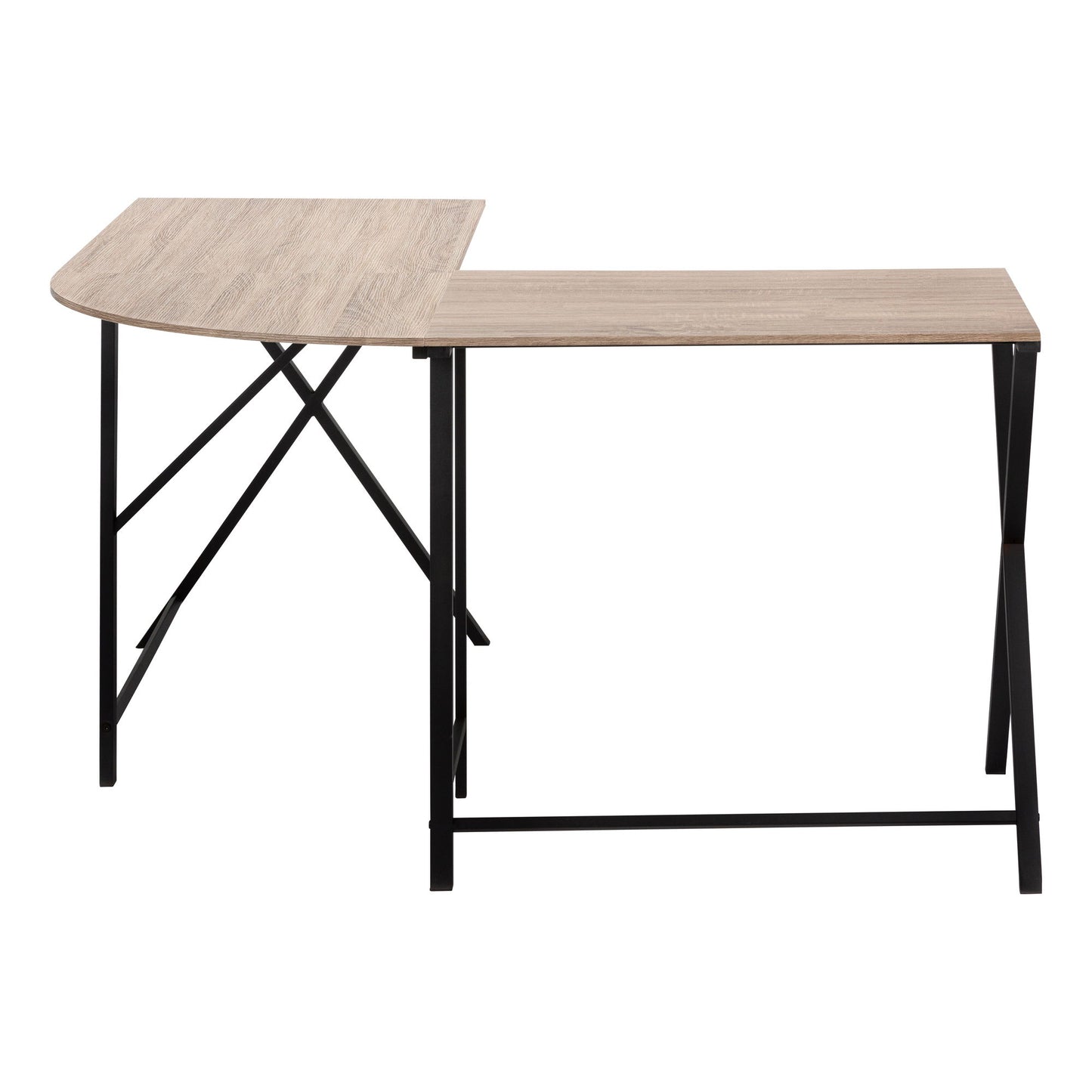 Computer Desk, Home Office, Corner, L Shape, Laptop, Contemporary & Modern - Taupe