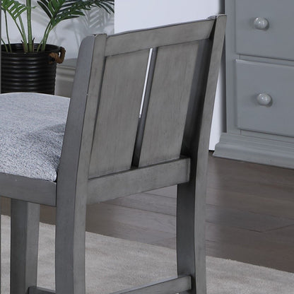 Graham - 20" Upholstered Seat Counter Height Chair (Set of 2) - Gray