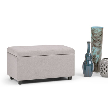 Cosmopolitan - Storage Ottoman - Cloud Gray