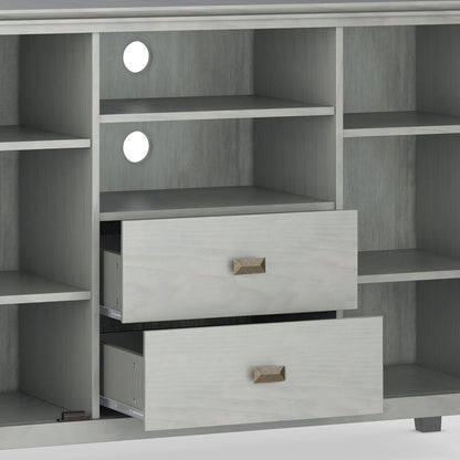 Artisan - Tall TV Media Stand - Fog Gray