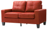 Modular Loveseat - Red