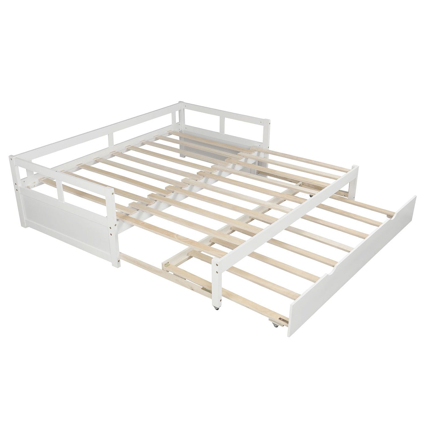 Extending Daybed With Trundle, Daybed With Trundle - White