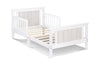 Connelly - Reversible Panel Toddler Bed - White, Rockport Gray