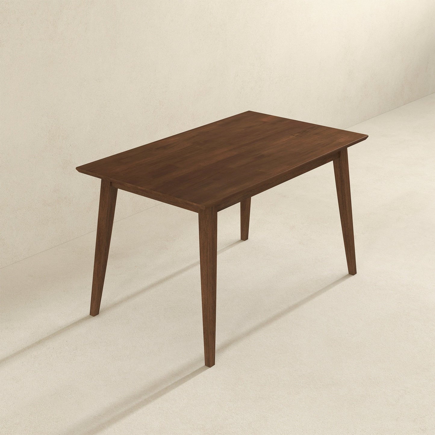 Levi - Modern Rectangular Dining Kitchen Table - Brown