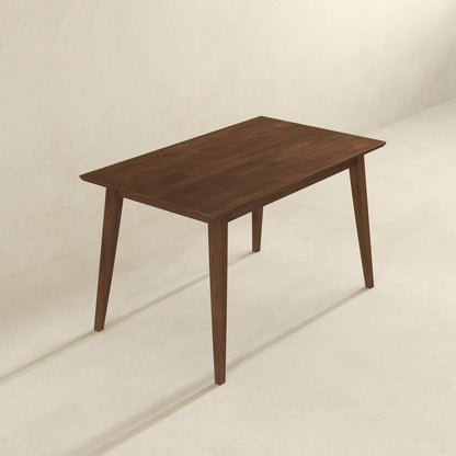 Levi - Modern Rectangular Dining Kitchen Table - Brown
