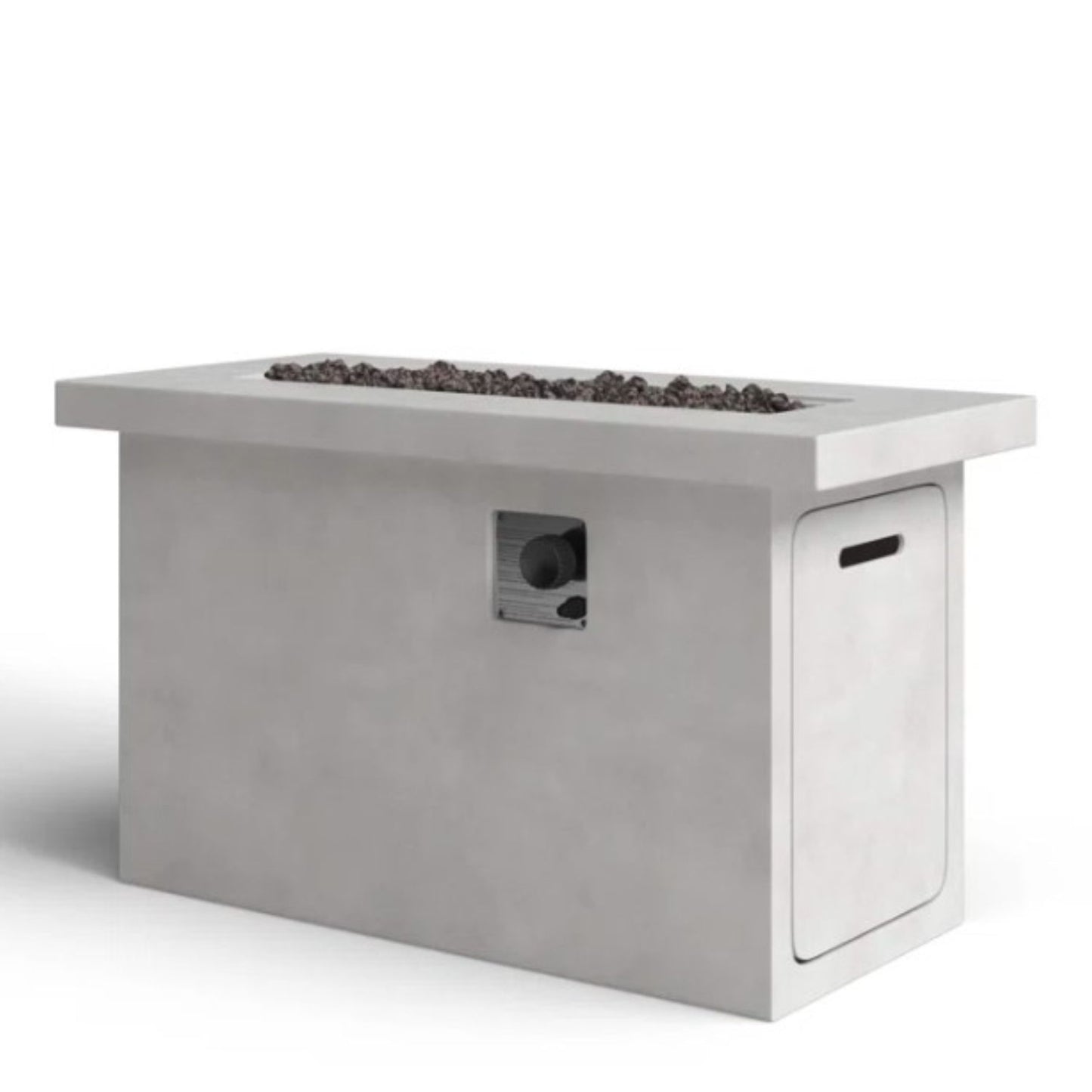 Propane / Gas Outdoor Fire Pit Table - Gray
