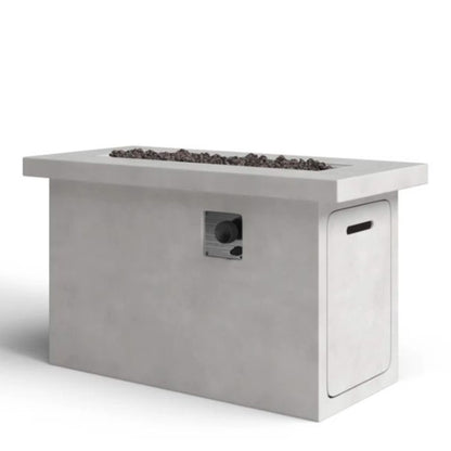 Propane / Gas Outdoor Fire Pit Table - Gray