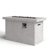 Propane / Gas Outdoor Fire Pit Table - Gray