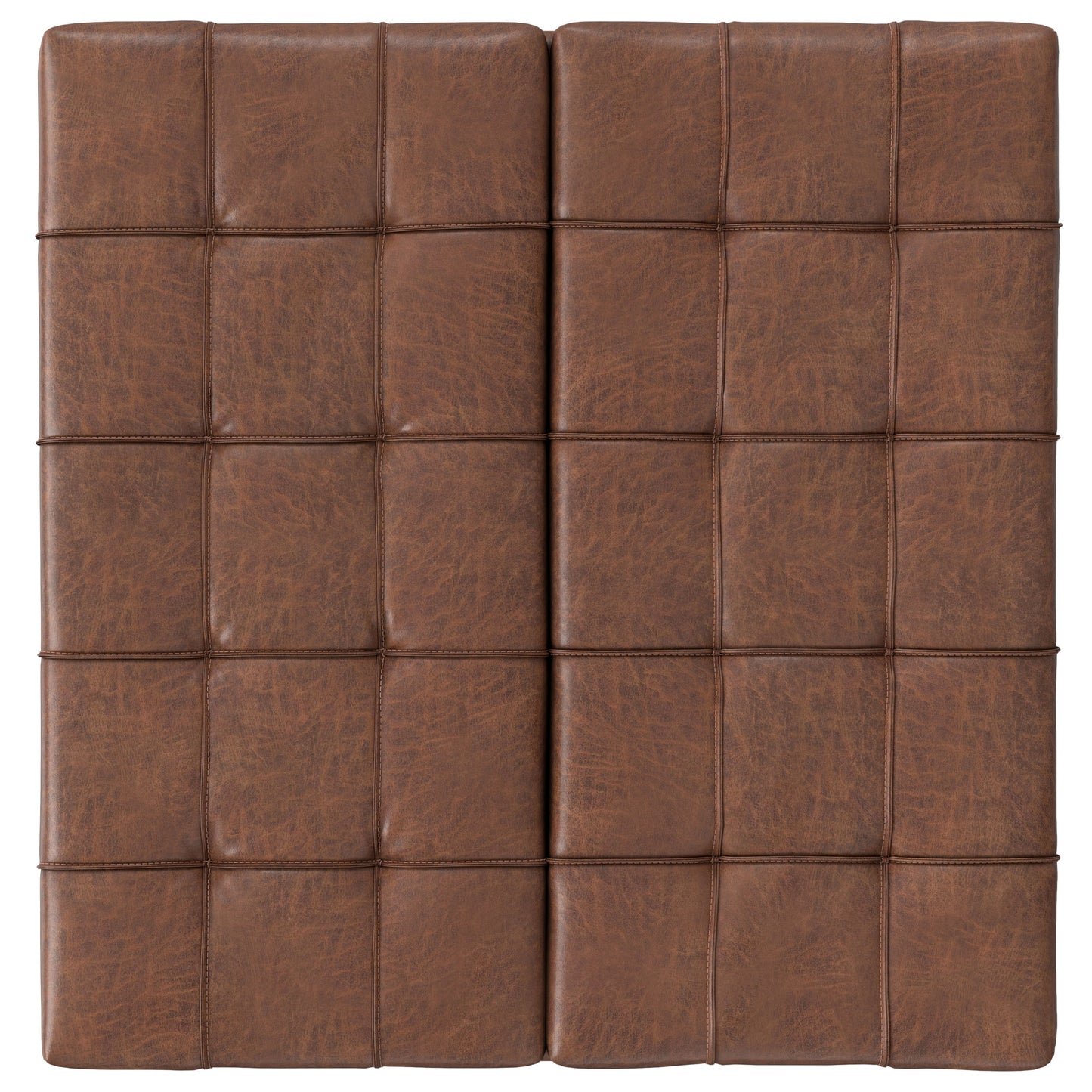 Laura - Lift Top Storage Ottoman - Brown