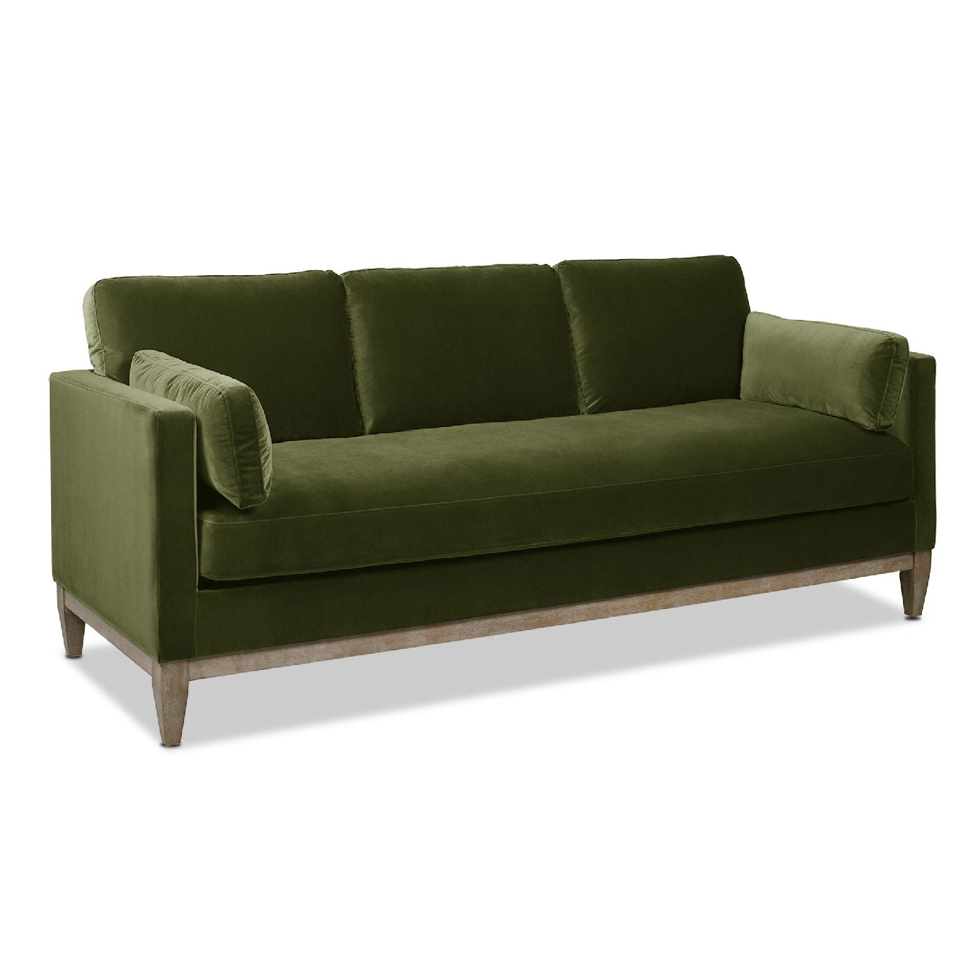 Knox - Modern Farmhouse Sofa - Olive Green