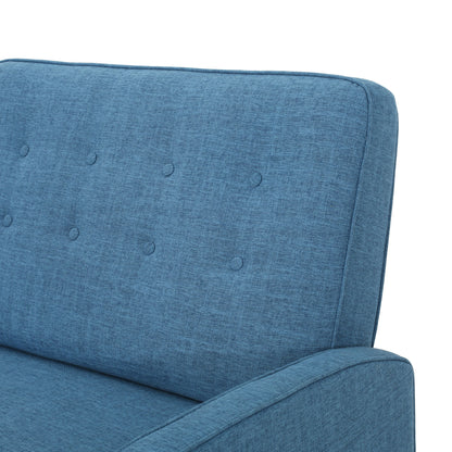 Wide Manual Standard Recliner - Blue