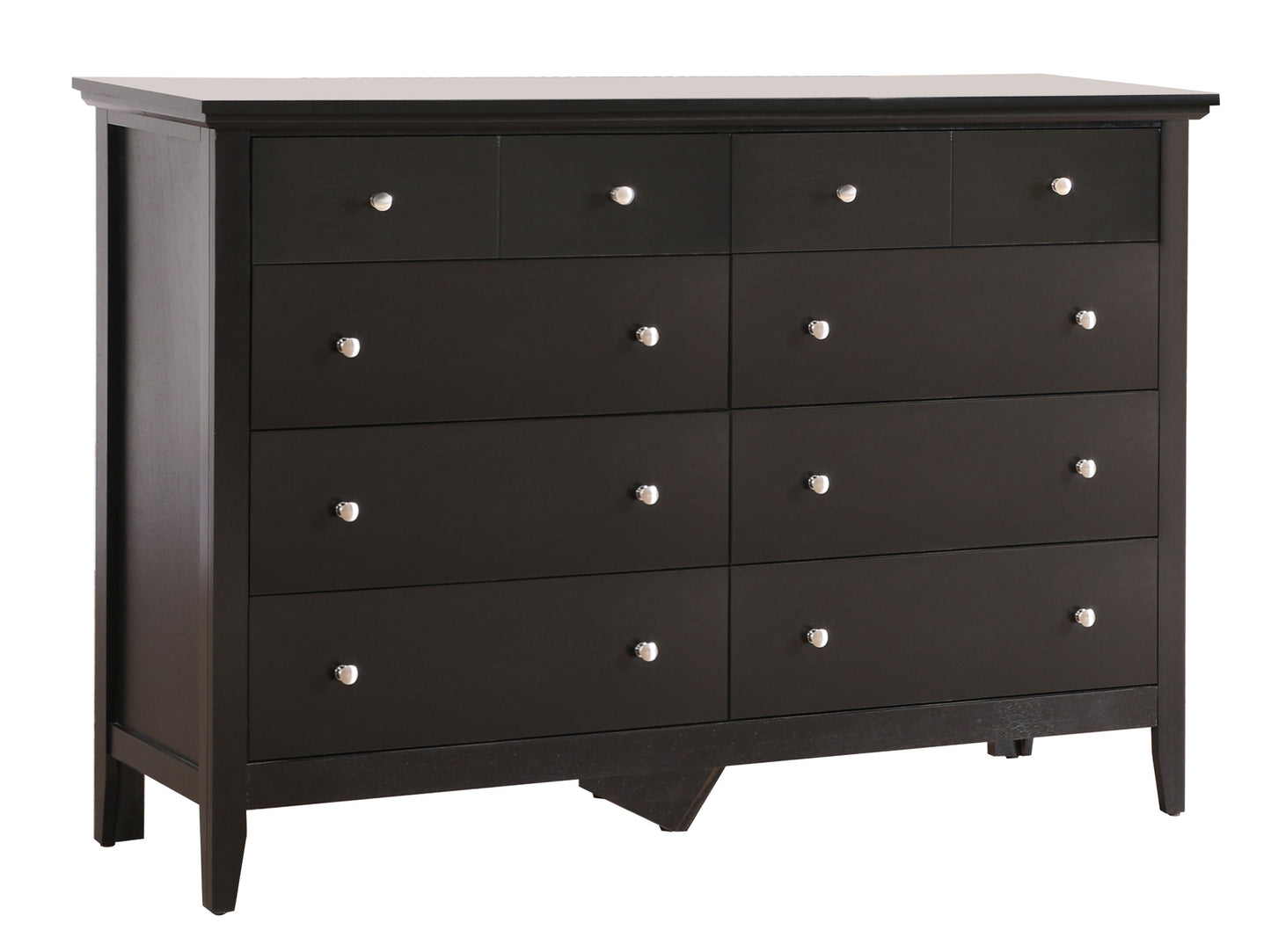 Elegant Casual Dresser - Black