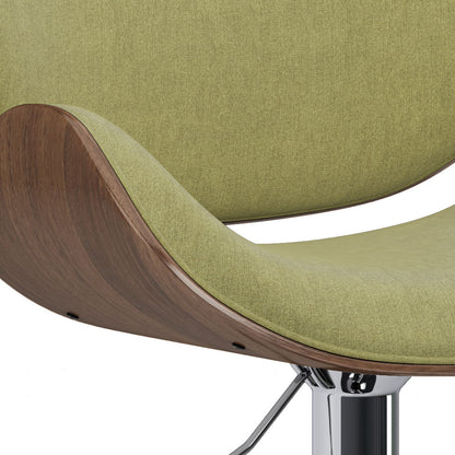 Marana - Bentwood Adjustable Swivel Bar Stool - Acid Green