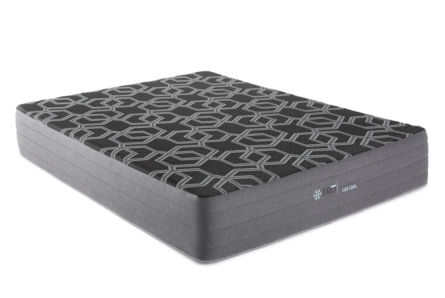 12" Twin Smooth Top Hybrid Medium Plush Mattress - Black