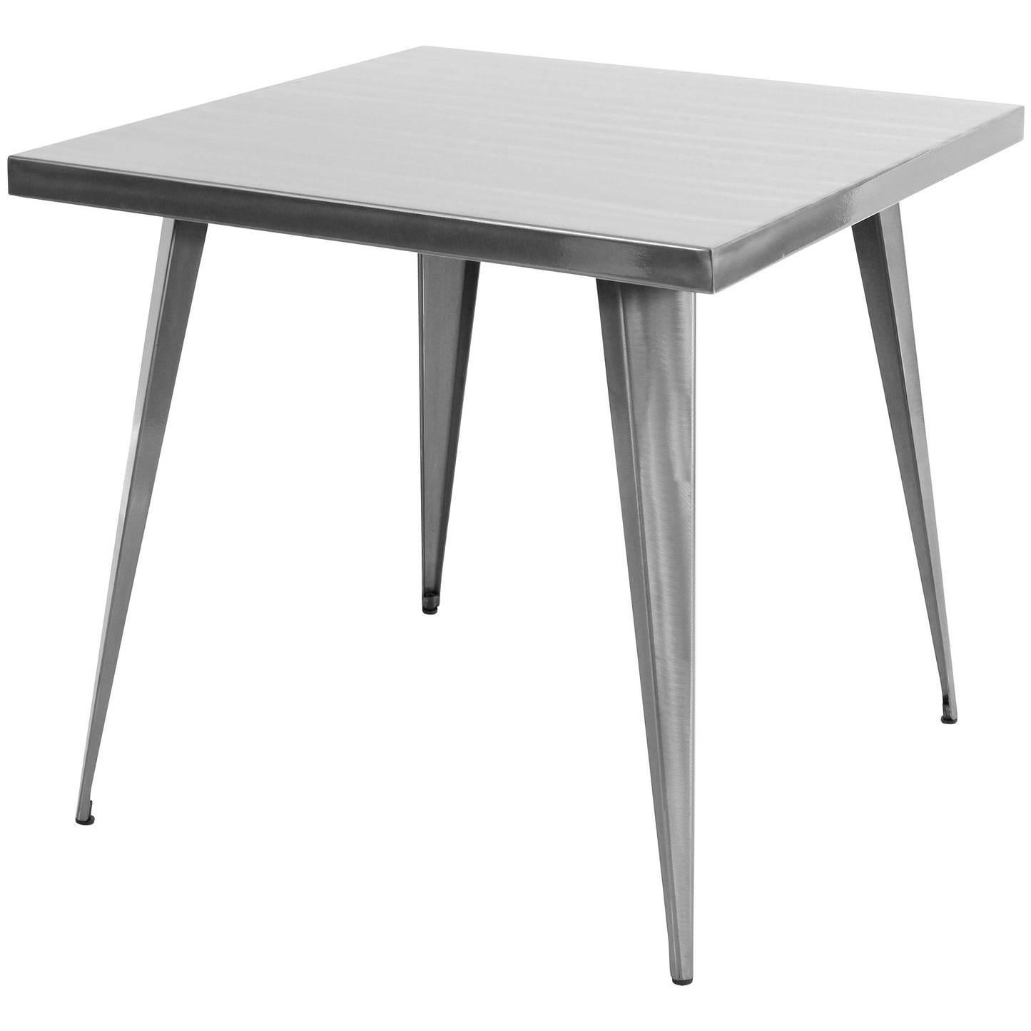 Austin - Industrial Dining Table - Silver
