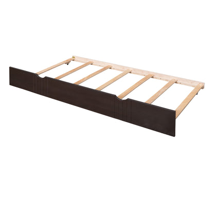 Twin Size DayBed With Twin Size Trundle - Espresso