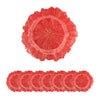 Reef Plastic Charger Plate (Set of 8) - Red