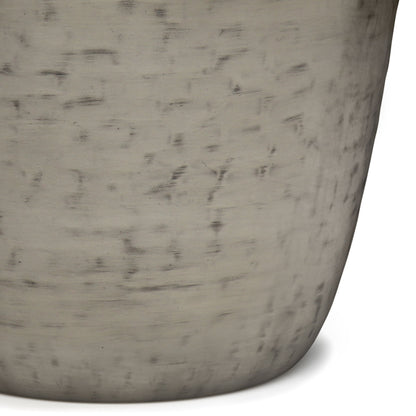 Garvy - Metal Side Table - Antique Silver