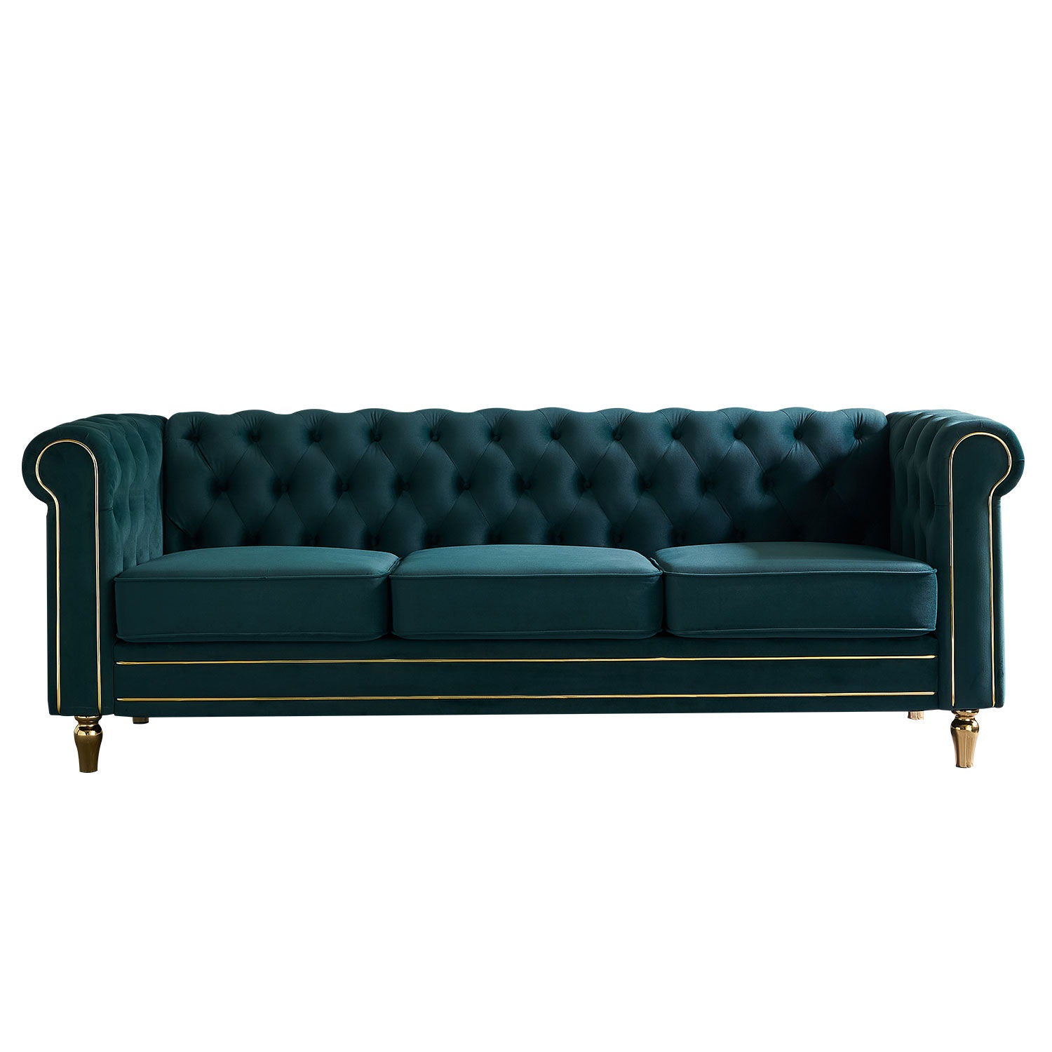 Chesterfield - Velvet Sofa 84.65