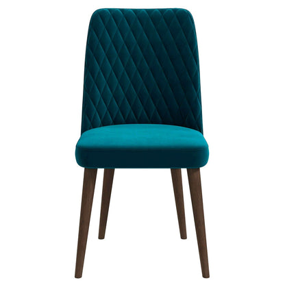 Katie - Mid-Century Modern Dining Chair (Set of 2) - Blue