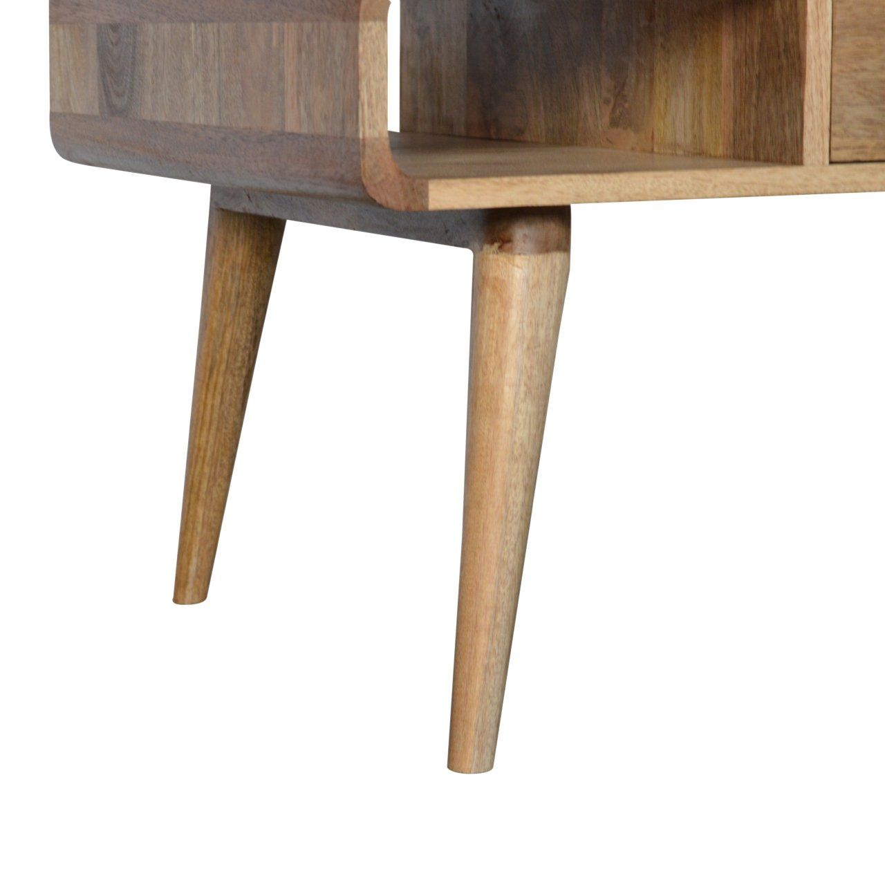 Curved Coffee Table - Oak