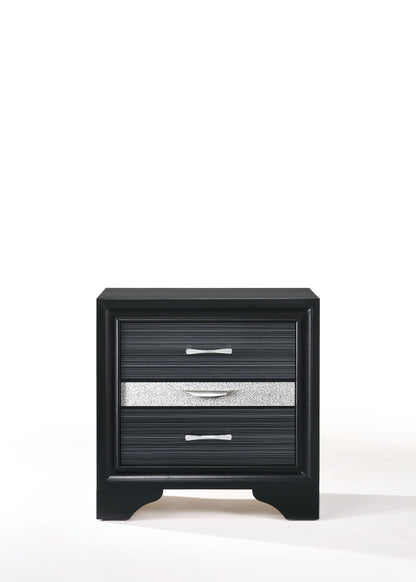 Naima - Nightstand - Black