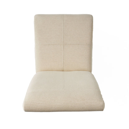Upholstered Dining Chairs, Modern Fabric Dining Room Chair (Set of 2) - Beige