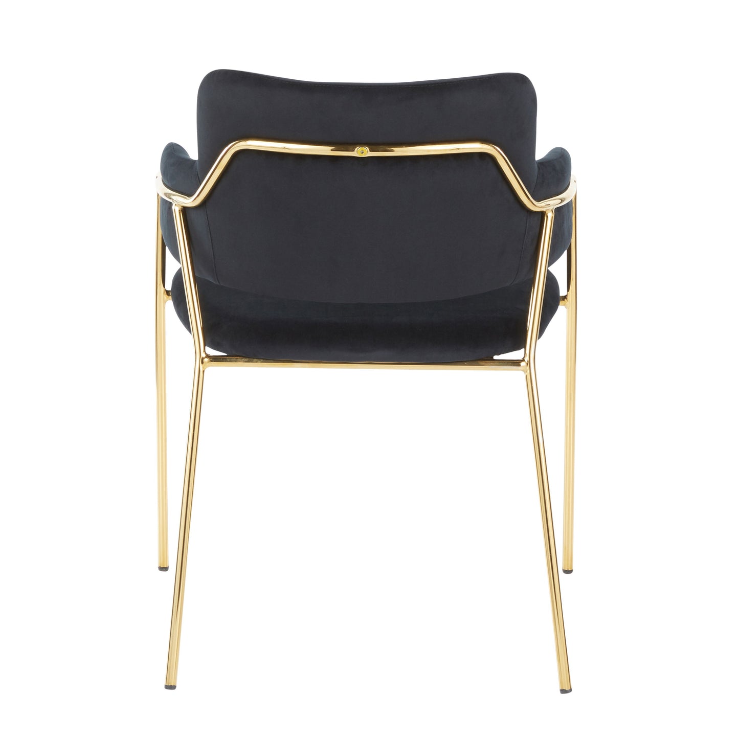 Napoli - Contemporary Chair (Set of 2) - Gold / Black