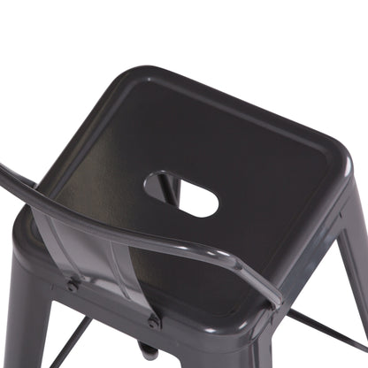 Rayne - Metal Bar Stool (Set of 2) - Gray