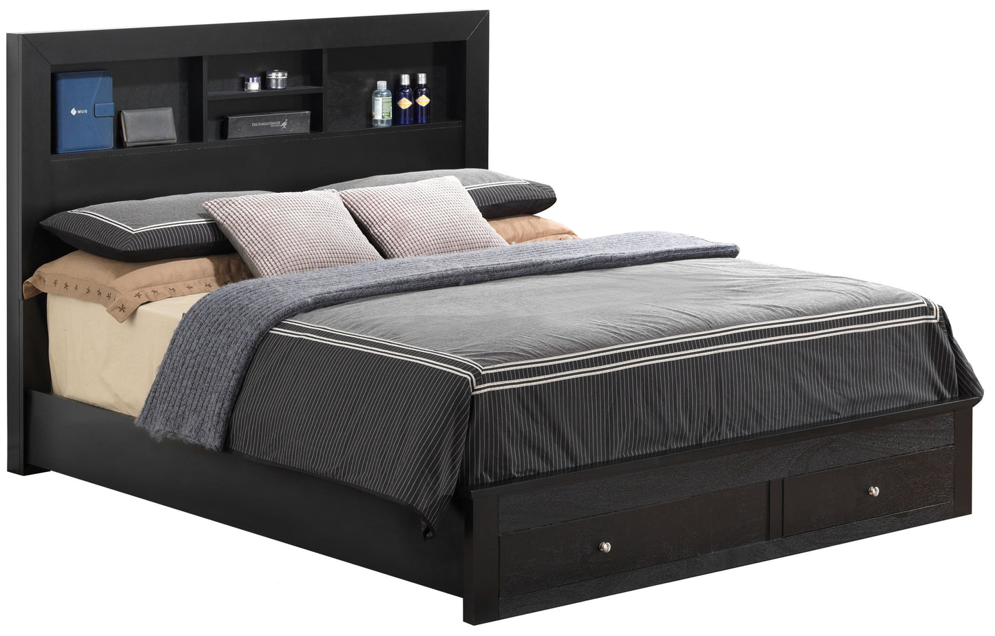Queen Storage Bed - Black