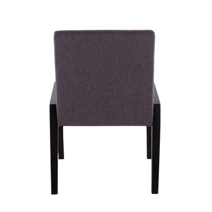 Carmen - Contemporary Chair (Set of 2) - Black / Gray